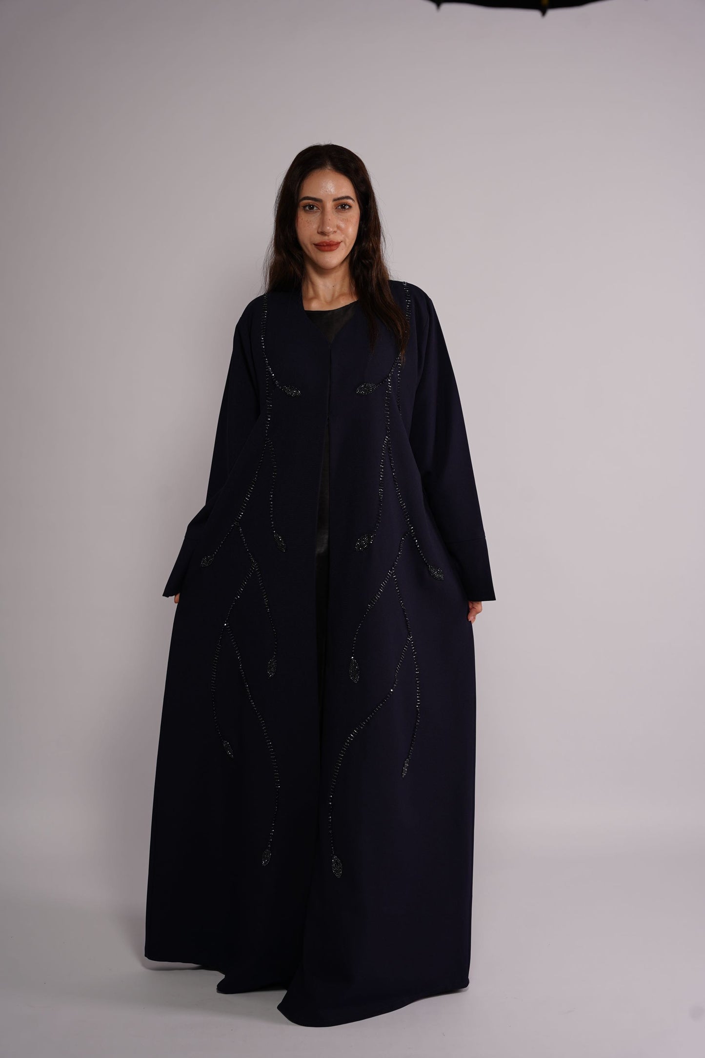 Nightshade inspired Abaya with embellished stones