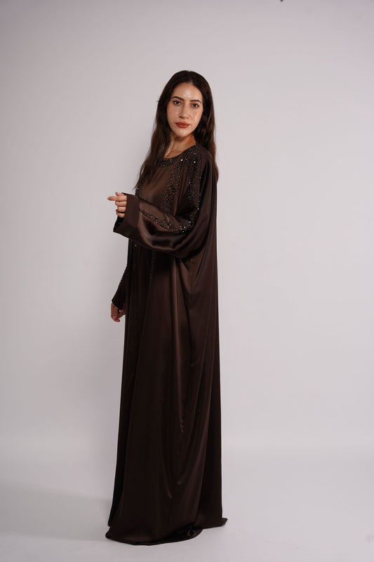 Stone embellished Abaya with embellishment
